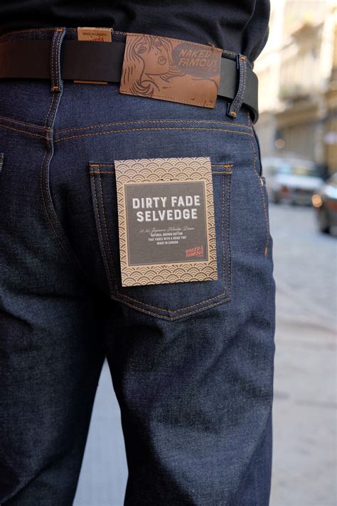 Naked And Famous Weird Guy Dirty Fade Selvedge Muttonhead