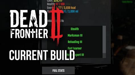 Dead Frontier 2 My Build And Tips Outdated Youtube
