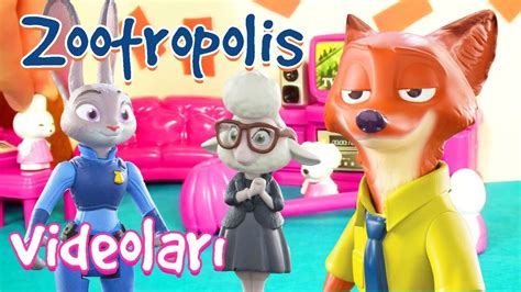 Zootropolis, a modern emlősök fővárosa, különleges hely. Zootropolis çizgi film oyuncakları ile çocuk kvideoları ...