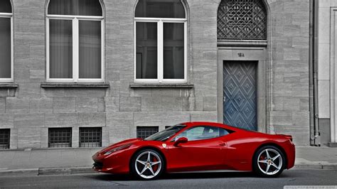 배경 화면 빨간 차 스포츠카 Ferrari 쿠페 페라리 458 바퀴 초차 육상 차량 자동차 디자인 자동차