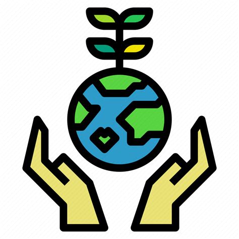 Conservation Earth Eco Environment Hand Save Icon Download On Iconfinder