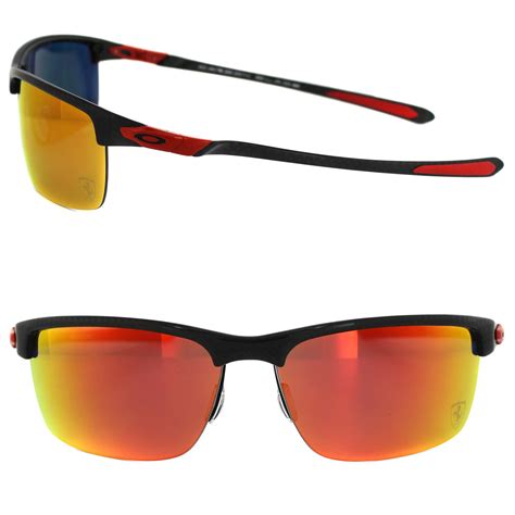 Oakley Sunglasses Oo9174 06 Carbon Blade Ferrari Carbon Fiber Iridium