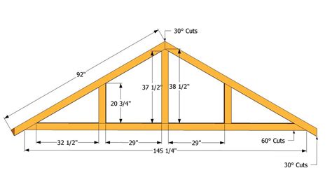 Roof Trusses Plans The Plan How To Plan Diy Storage Shed Plans Diy