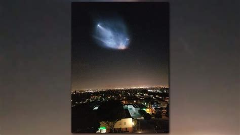 Photos Weird Light In Arizona Sky Is From Spacex Launch