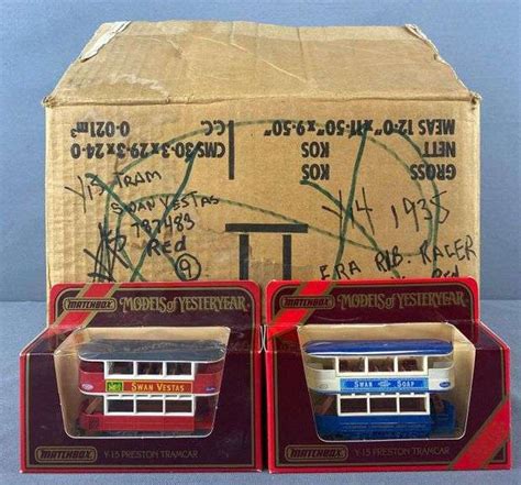 Full Shipping Box Of Matchbox Models Of Yesteryear No Y 15 Preston