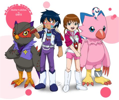 Daimon Chika Falcomon Digimon Savers Noguchi Ikuto Piyomon