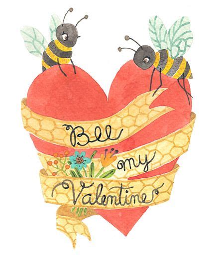 Bee My Valentine Free Printable Valentine Card From Hellobee