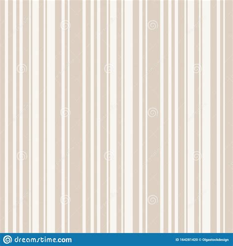 Vertical Stripes Seamless Pattern Subtle Beige And White Vector Lines