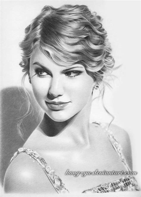 Pencil Drawings Of Celebrities Portraits By Leong Hong Yu Great Inspire