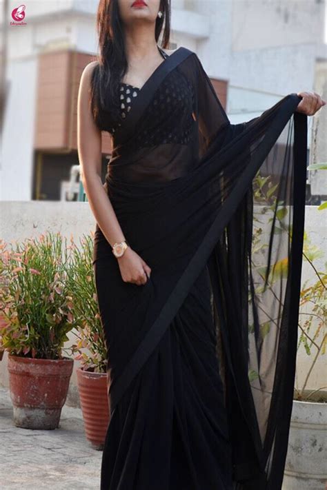 Buy Black Lycra Net Saree Online In India Net Saree Stylish Sarees Designer Saree Blouse