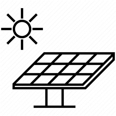 Electricity Energy Solar Battery Solar Panel Icon