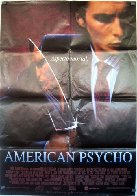 American Psycho Movie Poster American Psycho Movie Poster