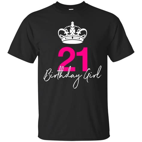 Womens 21st Birthday T Shirt For Her Birthday Shirts 21st Birthday