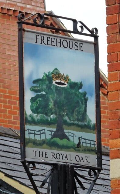 Sign For The Royal Oak © Jthomas Cc By Sa20 Geograph Britain And Ireland