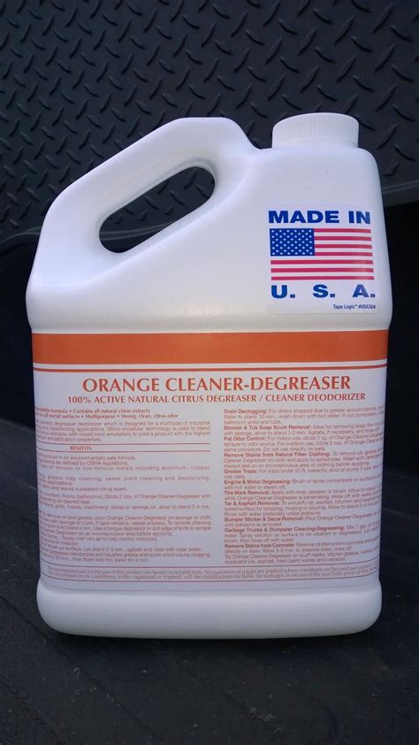 Orange Oil Cleaner Degreaser Sculptorvalue