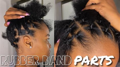 Simple braid hairstyles can turn out to be so classy, right? How To: Part Hair Using Rubber Bands for Box Braids ...