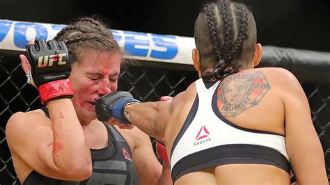Miesha Tate Gets Face Rearranged And Belt Taken By Amanda Nunes At Ufc