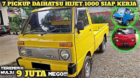 Harga Pick Up Daihatsu Hijet Bekas Murah Mulai Juta Update