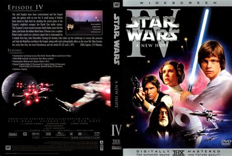 Star Wars A New Hope Movie Dvd Scanned Covers 22star Wars A New
