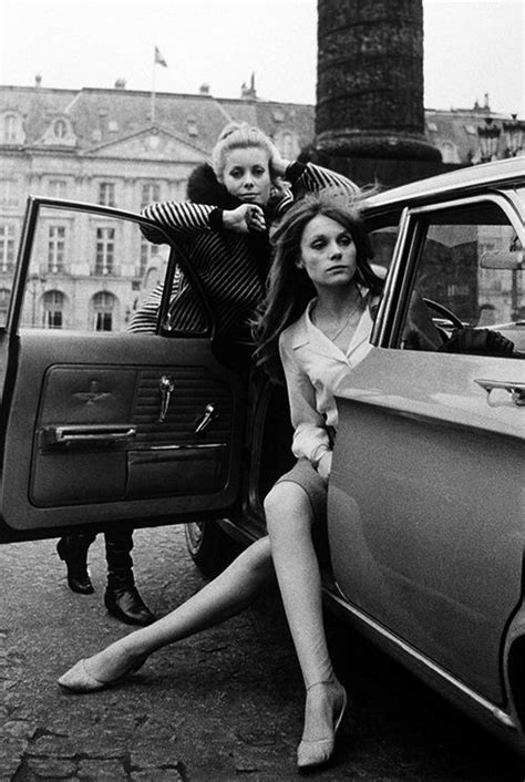 Catherine Deneuve And Françoise Dorléac In Paris 1965 Catherine