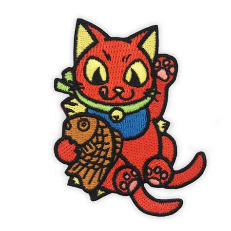 Negora Taiyaki Embroidered Patch By Konatsu Myplasticheart