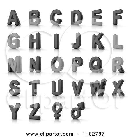 25 1001 0011 0111 0010 0101 (937. Clipart of 3d Perforated Metal Capital Alphabet Letters ...