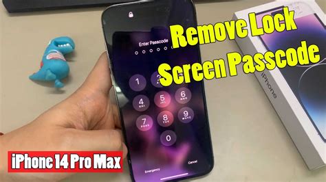 Iphone 14 Pro Max How To Remove Lock Screen Passcode Youtube