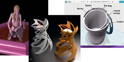 top 3d printable 3dshare models this week “sexy” jello wrestlers an iphone case tea cup and
