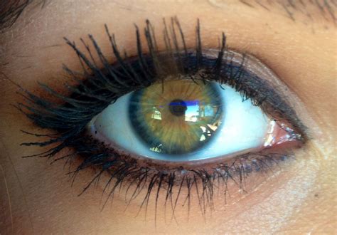 Dark Blue Hazel Eyes