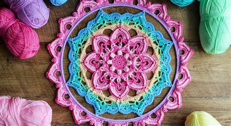 Check spelling or type a new query. Amazing Crochet Mandala Wall Hanging Free Pattern