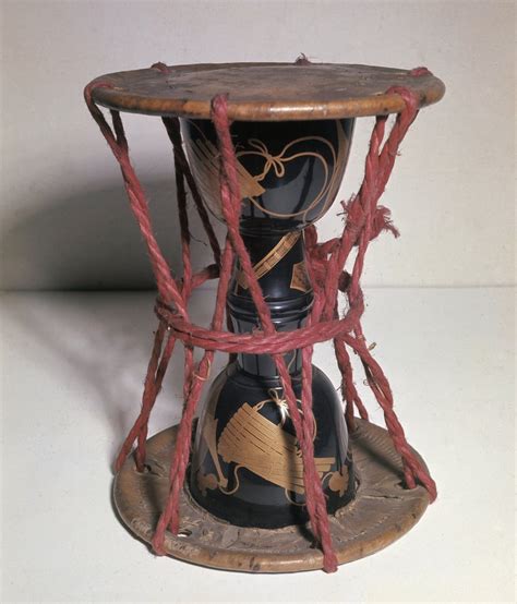 Otsuzumi Hourglass Shaped Japanese Drum By Japanese School