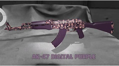 Ak 47 Purple Digital Counter Strike Global Offensive Mods