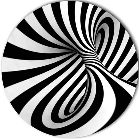 An Abstract Black And White Spiral Background