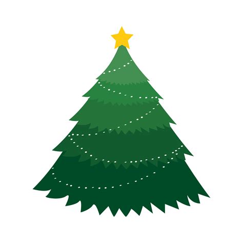 Simple Christmas Tree Illustration 12414542 Png