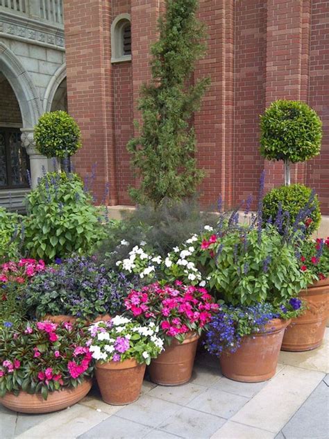 30 graceful container garden ideas to create a cohesive landscape potted plants outdoor patio