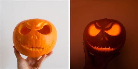 Main character of the nightmare before christmas. calabaza de Jack Skellington para Halloween - Aurea Mazo ...