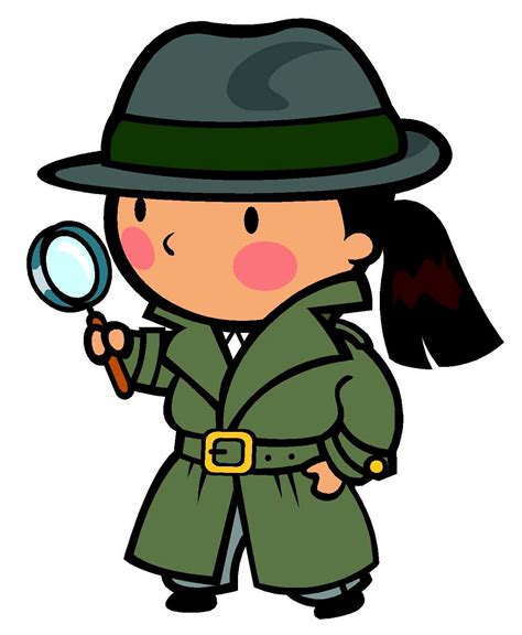 Detective Woman Clipart