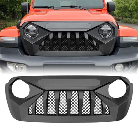 18 21 Jeep Wrangler Jl And Gladiator Grille Demon Style Abs Amoffroad