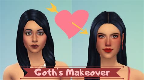 Goths Makeover The Sims 4 Create A Sim 💖💜 Youtube