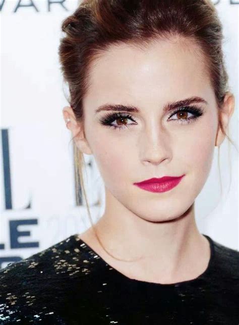 Subtle Smoky Eye ~ Berry Lips Emma Watson Makeup Emma Watson Elle Beauty Icon