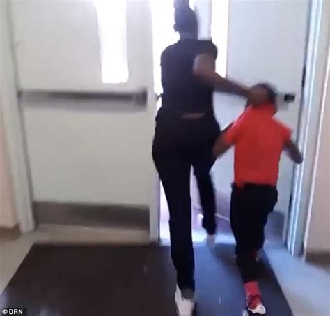 Horrifying Moment A Mother Beats Her Son With A Belt And Threatens