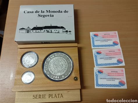 Casa De La Moneda De Segovia 2001 Plata Vendido En Venta Directa