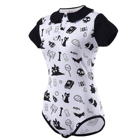 Buy Adult Baby Diaper Lover Abdl Button Crotch Romper Onesie