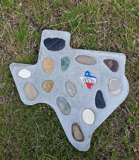 Handmade Texas Shaped Steppin Stones