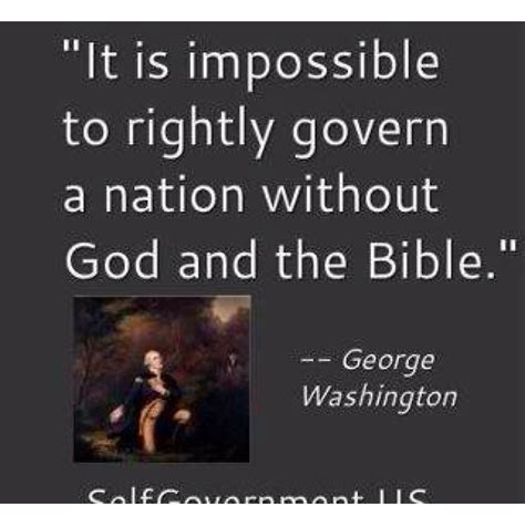 America Bible George Washington God