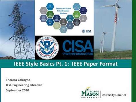 Authors are invited to submit original, unpublished research work, as well as simultaneous submission to other publication venues is not permitted. IEEE Style Citation Basics Part 1: IEEE Paper Format - YouTube