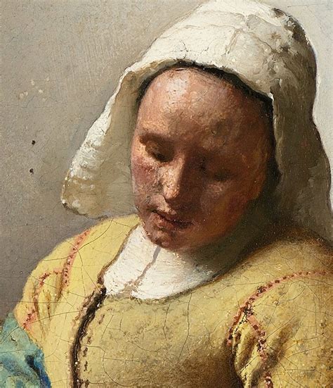 A Closer Look At The Milkmaid By Johannes Vermeer Vermeer Paintings