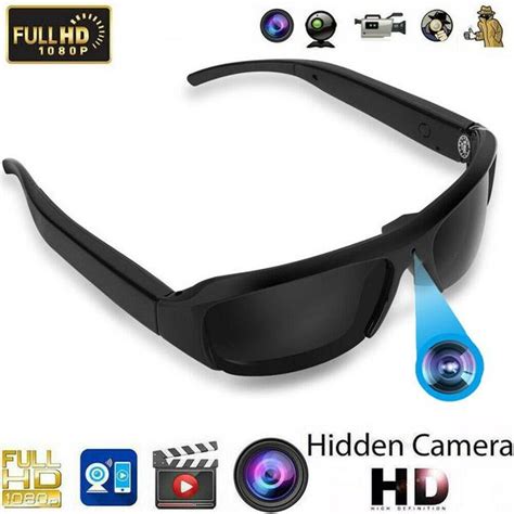 Buy Mini Hd Spy Camera Glasses 1080p Hidden Eyeglass Sunglasses Eyewear Camcorder At Affordable