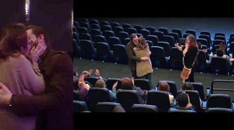 Man Creates Movie Theatre Trailer To Propose To Girlfriend Daily Mail