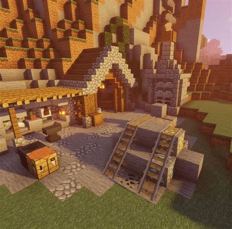 Best Of Minecraft Builds On Instagram “awesome Mineshaft Entrance By